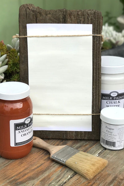 Milk Paint Chalk White is available at Natural Art Supplies