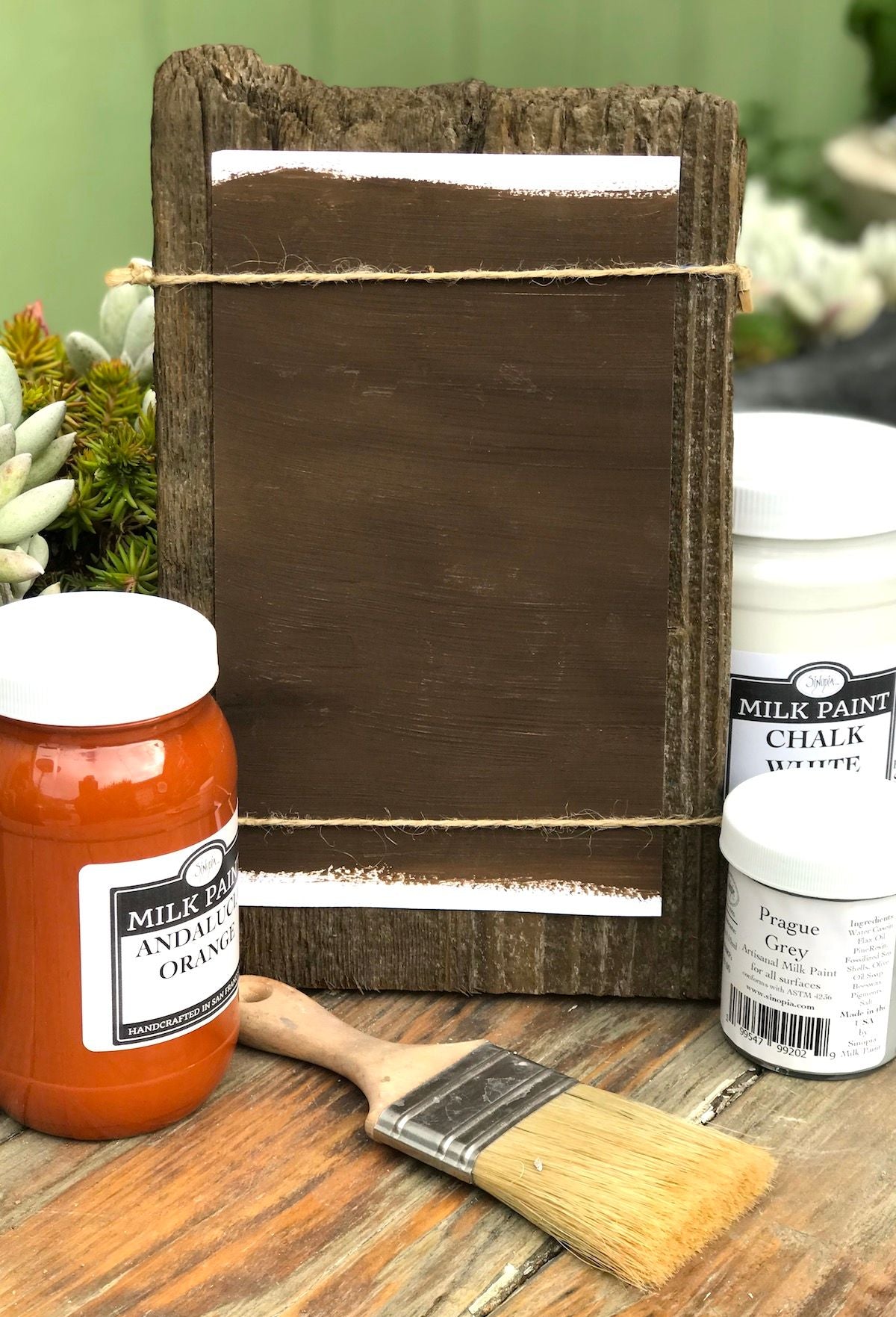 Milk Paint Cyprus Brown is available at Natural Art Supplies