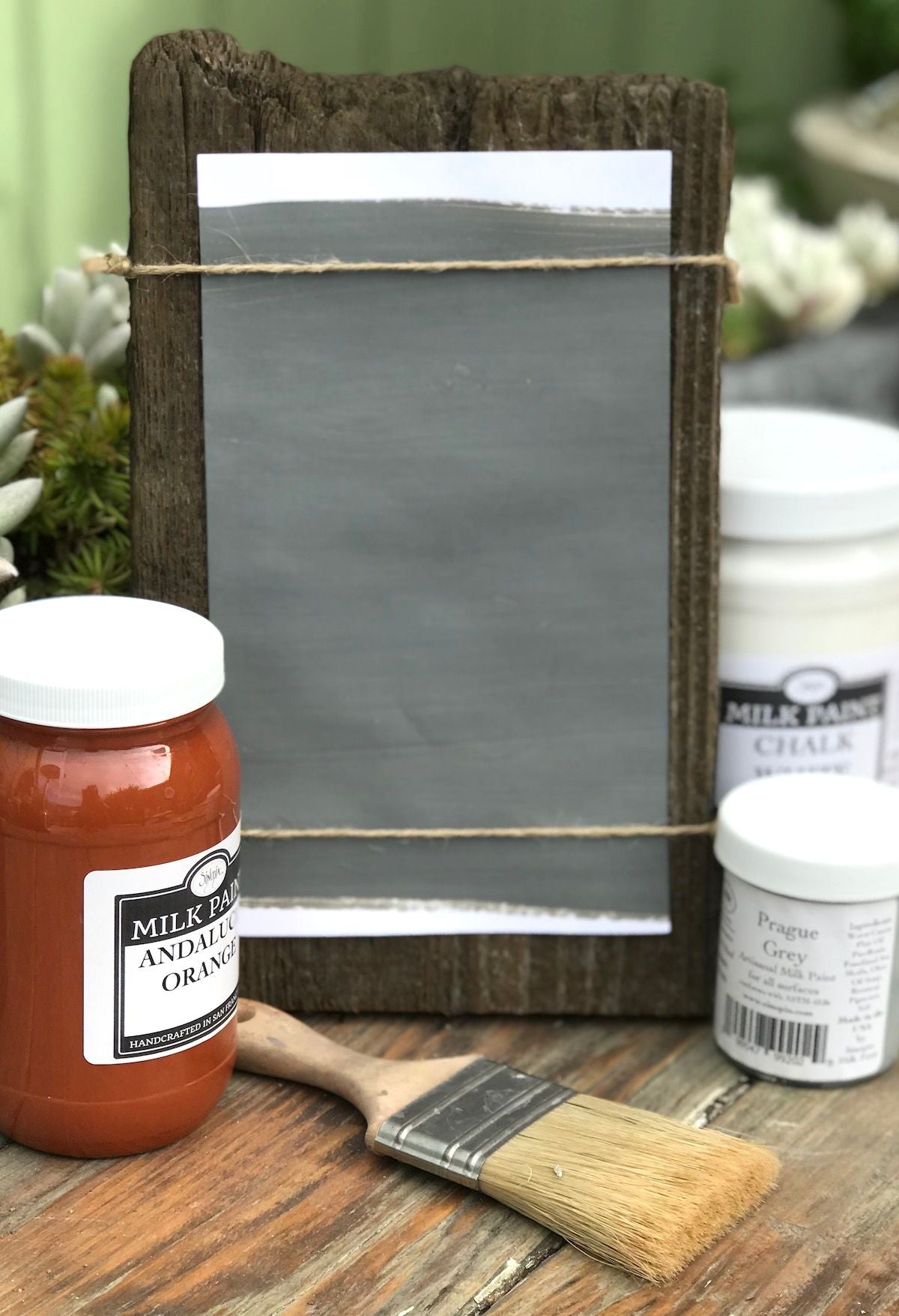 Milk Paint Paynes Gray is available at Natural Art Supplies