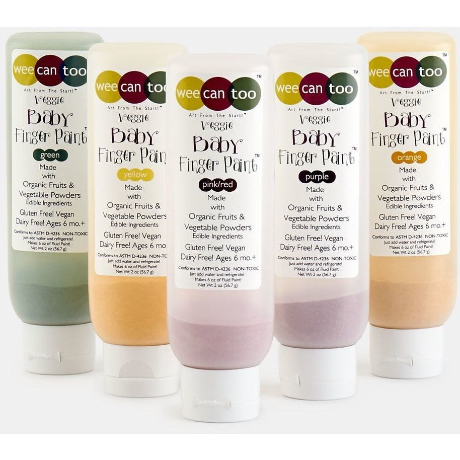 Original Naturally Safe Finger Paint 5pc Set for Baby and Up – Natural ...