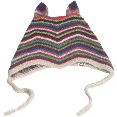 Handwoven Alpaca Baby Hat