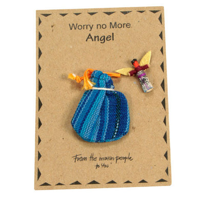 Worry Angel in Woven Bag