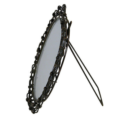 Oval Mirror made with Chain Link