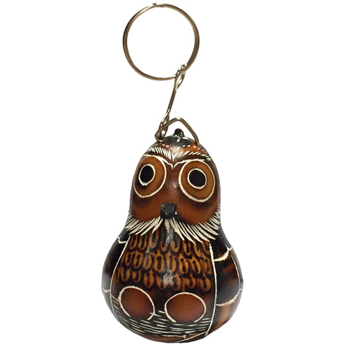 Owl Gourd Keychain