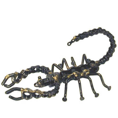 Junkyard Scorpion Sculpture