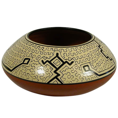 Shipibo Ceramic Round Pot