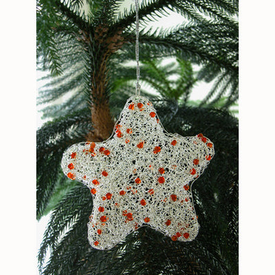Recycled Wire Star Ornament