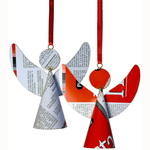 Upcycled Metal Angel Ornament – Natural Art Supplies