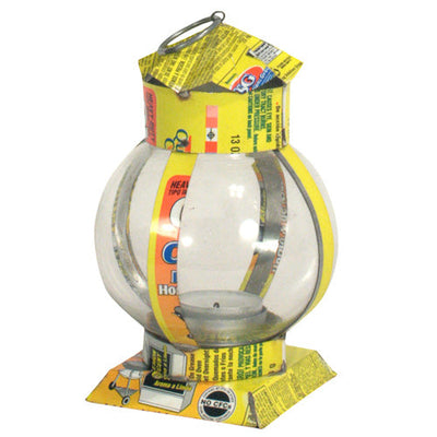 Round Candle Lantern made w/ Recycled Metal