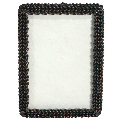 Rectangular Recycled Woven Chain Photo Frame – Natural Art Supplies