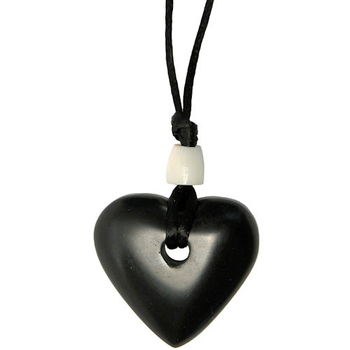 Coal Heart Pendant