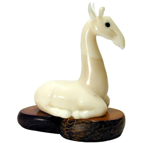 Giraffe Tagua Nut Figurine