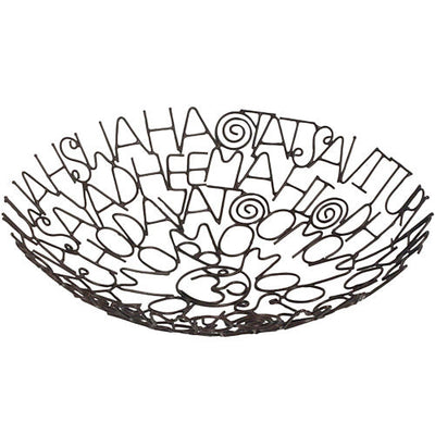 Recycled Metal Word Bowl - Gayatri Mantra