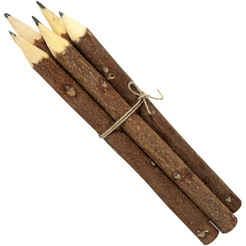 Set of 5 Neem Wood Pencils