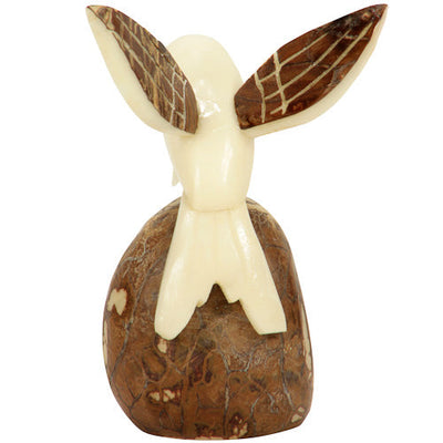 Humming Bird w/ Brown Wings Tagua Nut Figurine