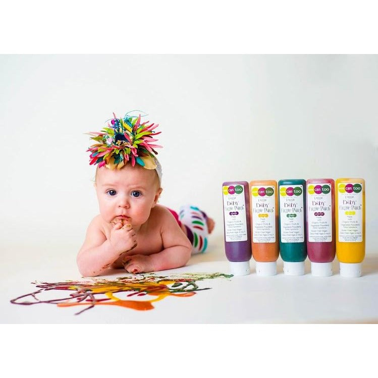 Original Naturally Safe Finger Paint 5pc Set for Baby and Up