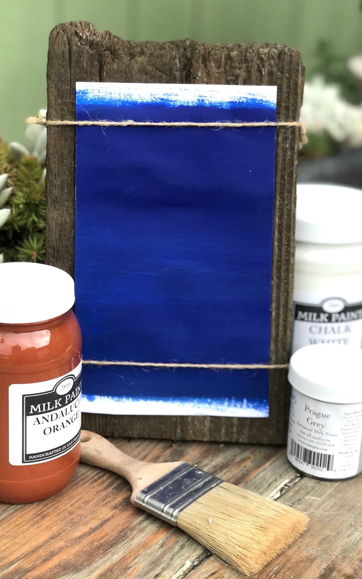 Milk Paint Marrakesh Azure is available at Natural Art Supplies