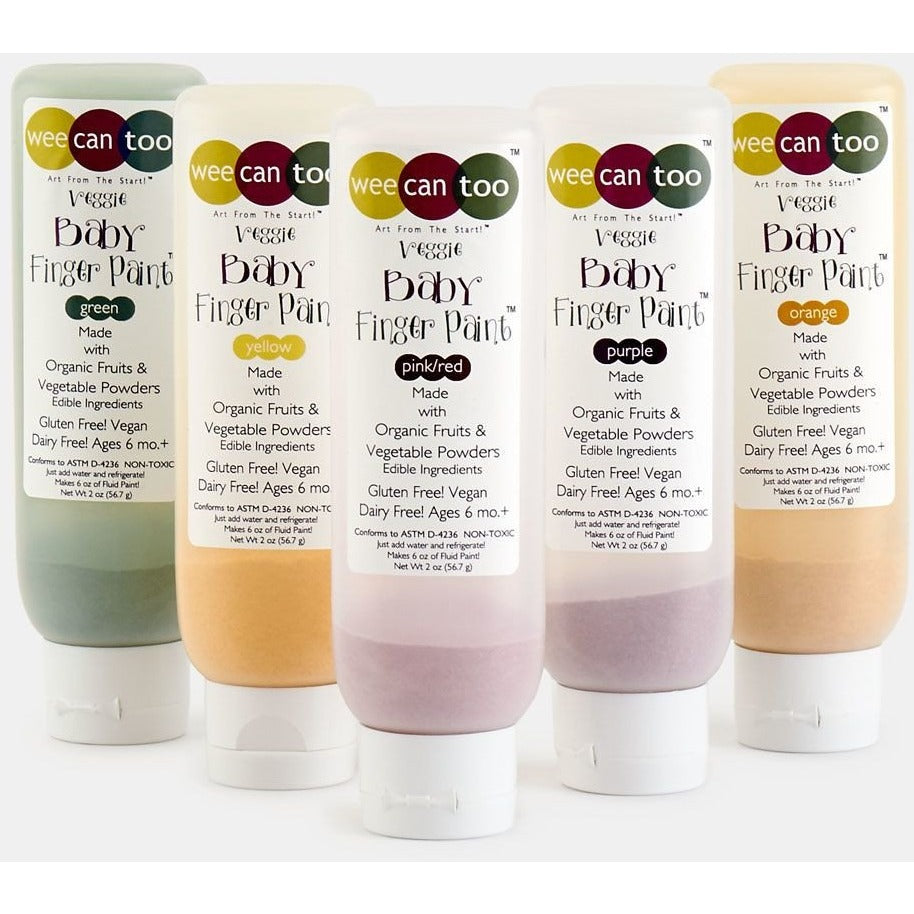 Original Naturally Safe Finger Paint 5pc Set for Baby and Up